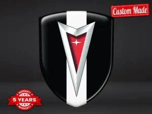 Pontiac Pegatinas En Relieve Calidad Premium Máximo Resistentes